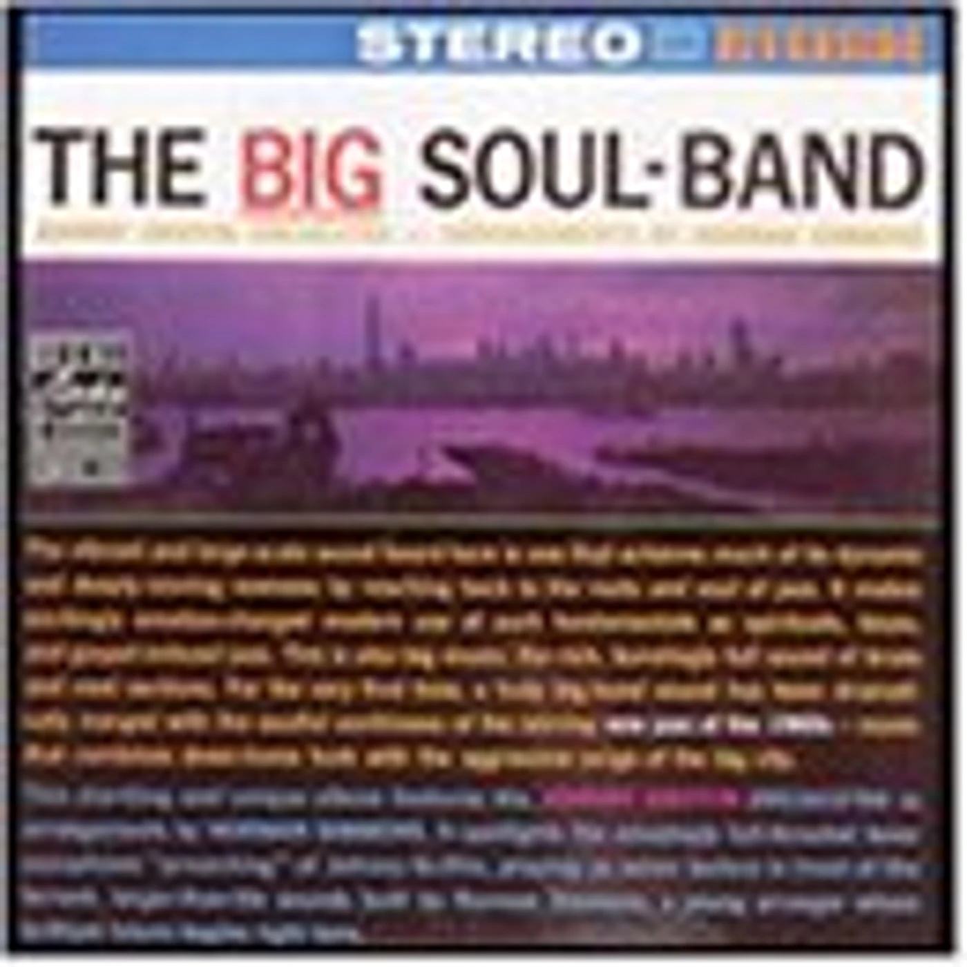Johnny Griffin BIG SOUL BAND CD