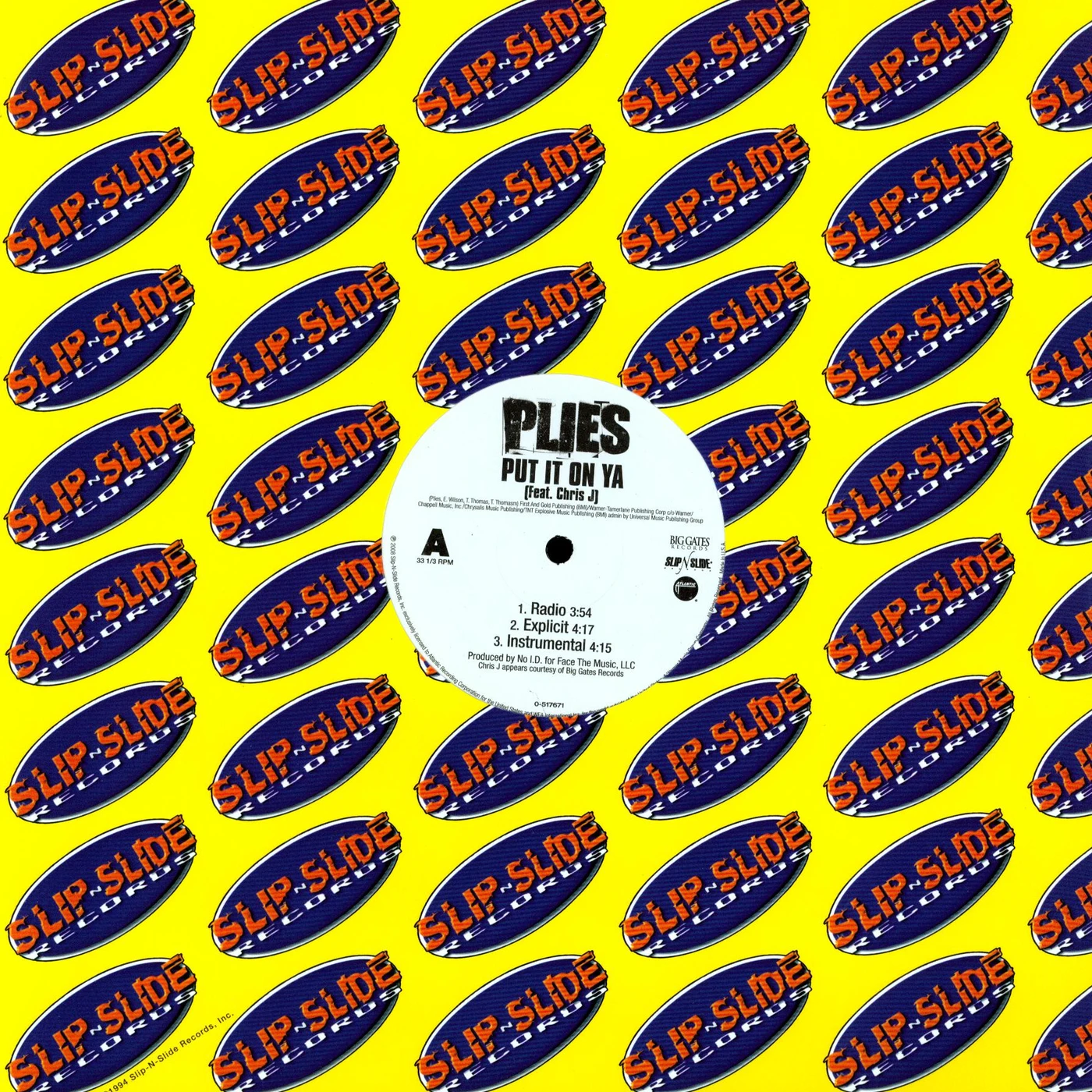 Plies Put It On Ya Vinyl Record
