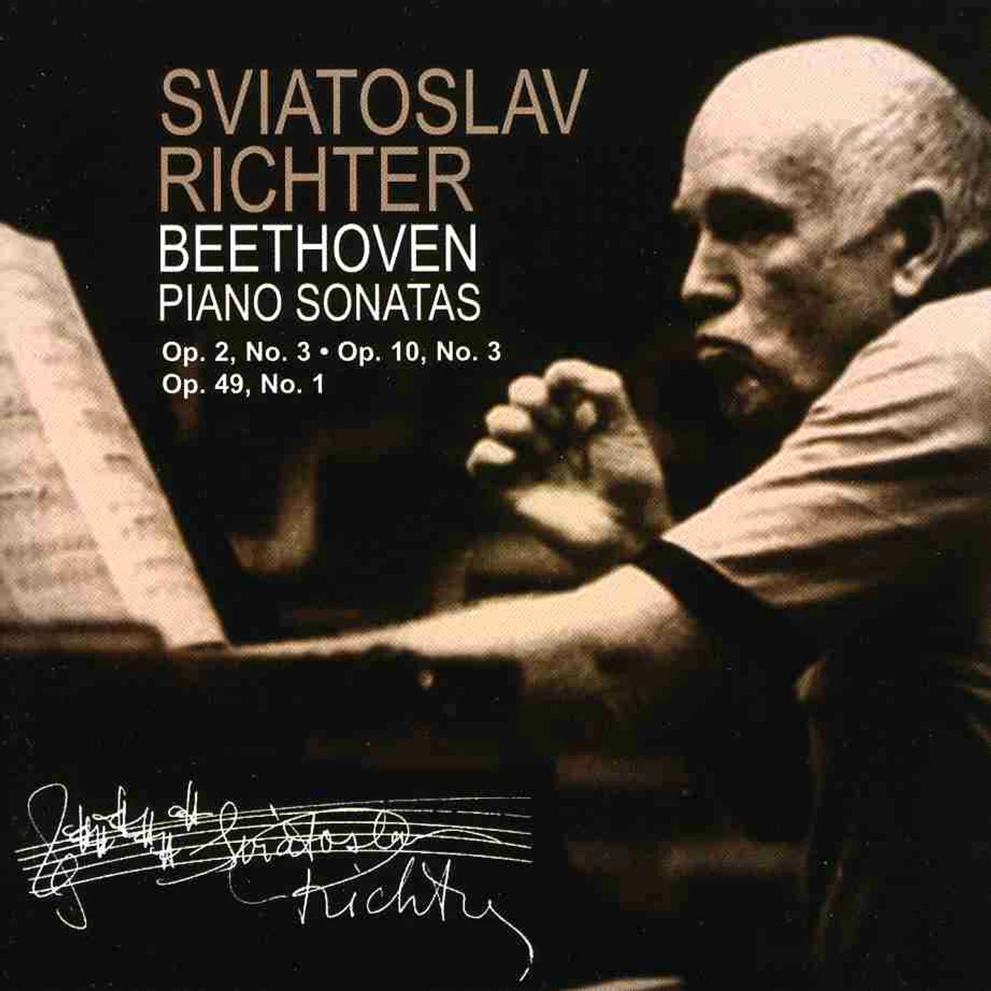 Sviatoslav Richter BEETHOVEN PIANO SONATAS NOS 3 7 & 19 CD