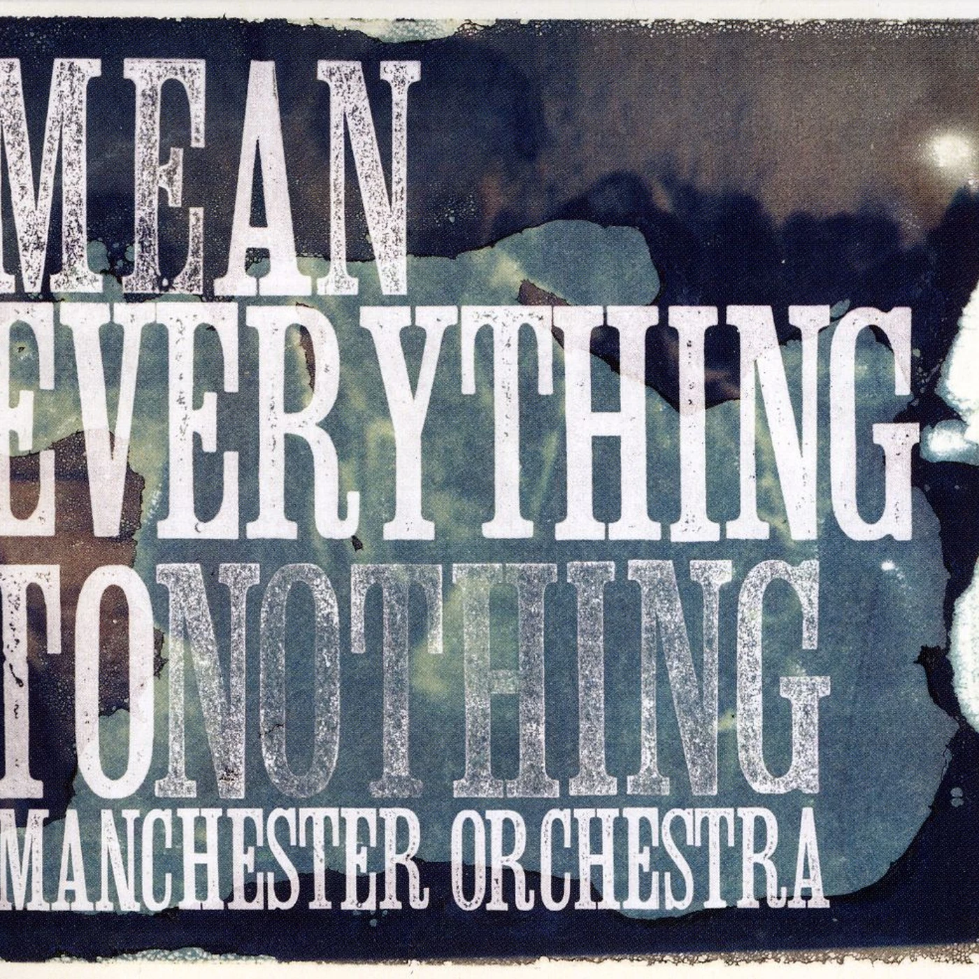 Manchester Orchestra MEAN EVERYTHING TO NOTHING CD