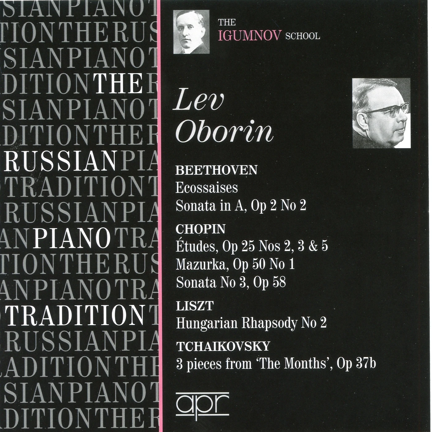Sviatoslav Richter RUSSIAN PIANO TRADITION - IGUMNOV SCHOOL CD