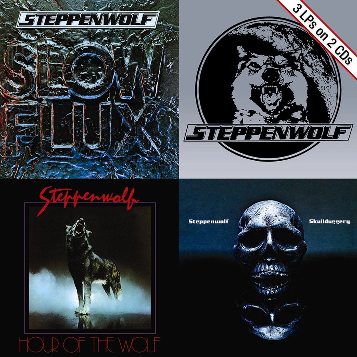 Steppenwolf SLOW FLUX / HOUR OF THE WOLF / SKULLDUGGERY CD