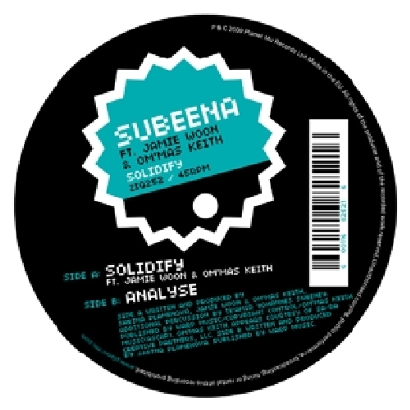 Subeena Solidify Vinyl Record