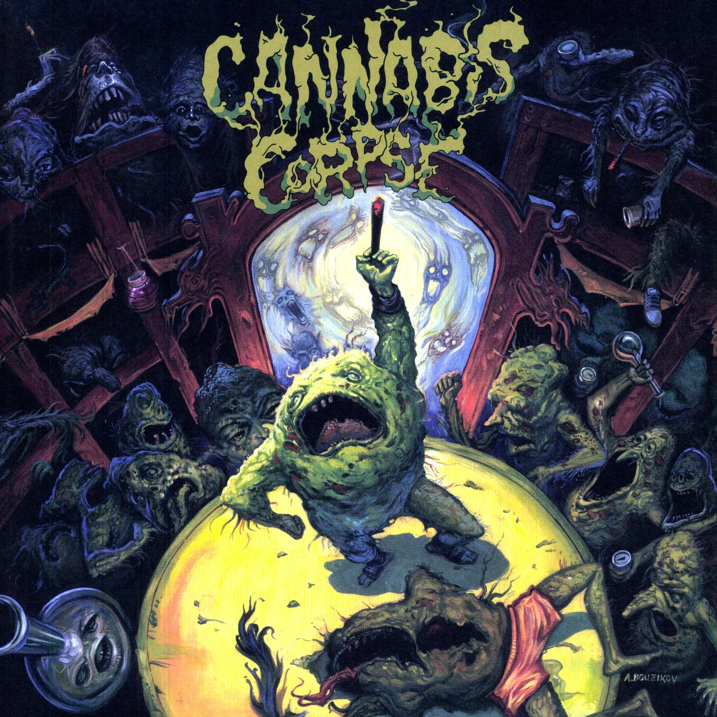 Cannabis Corpse WEEDING Vinyl Record