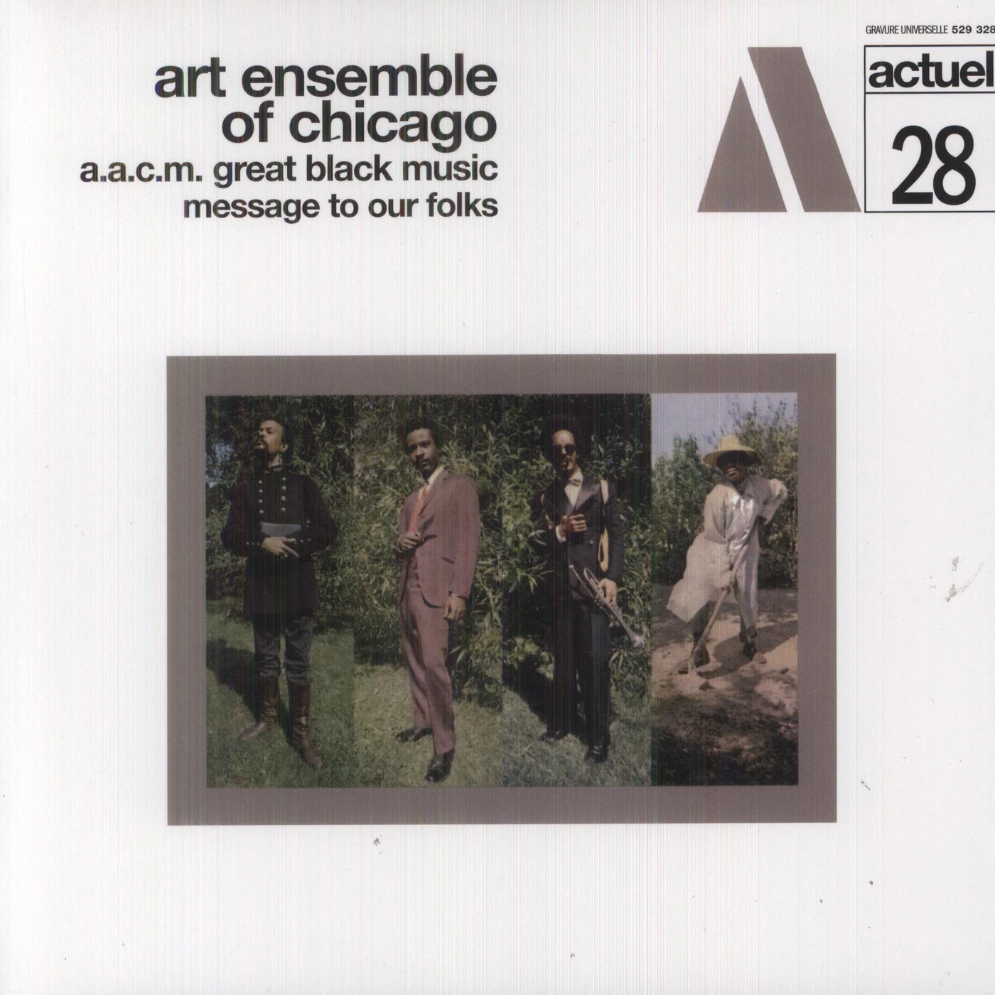 Art Ensemble Of Chicago AACM GREAT BLACK MUSIC MESSAGE TO OUR FOLKS Vinyl Record