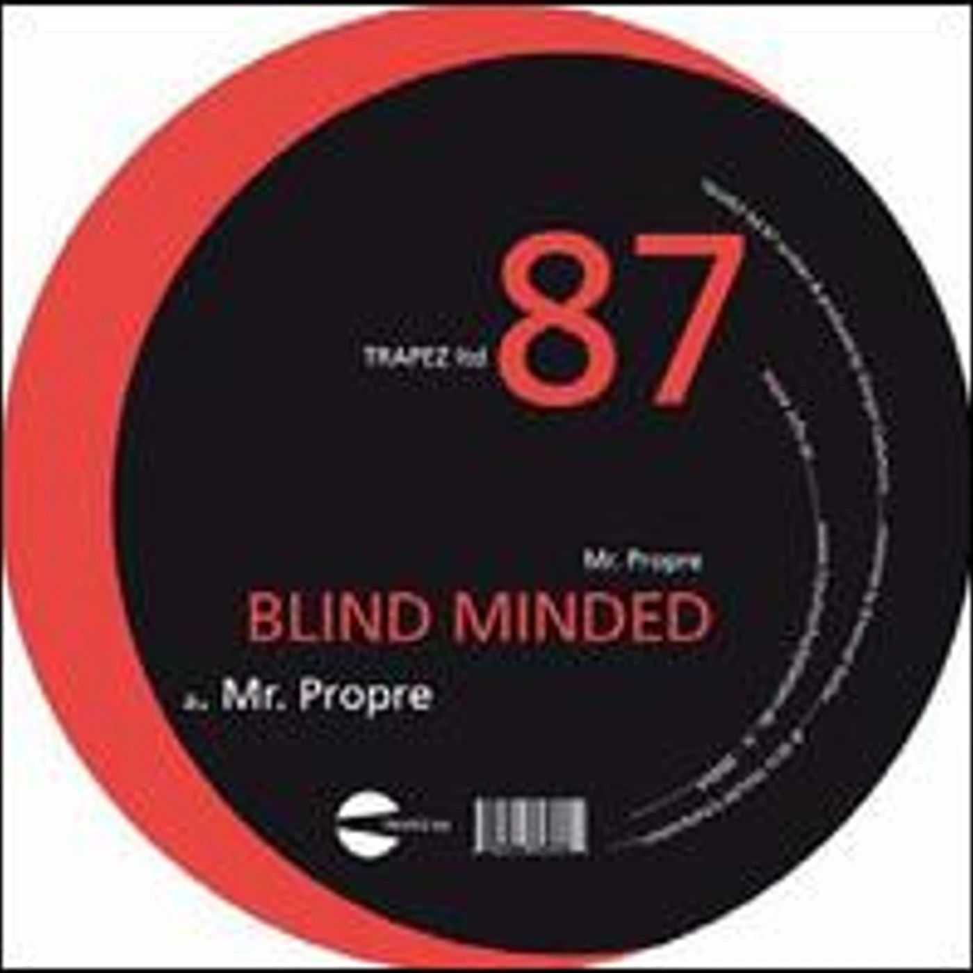 Blind Minded MR PROPRE Vinyl Record
