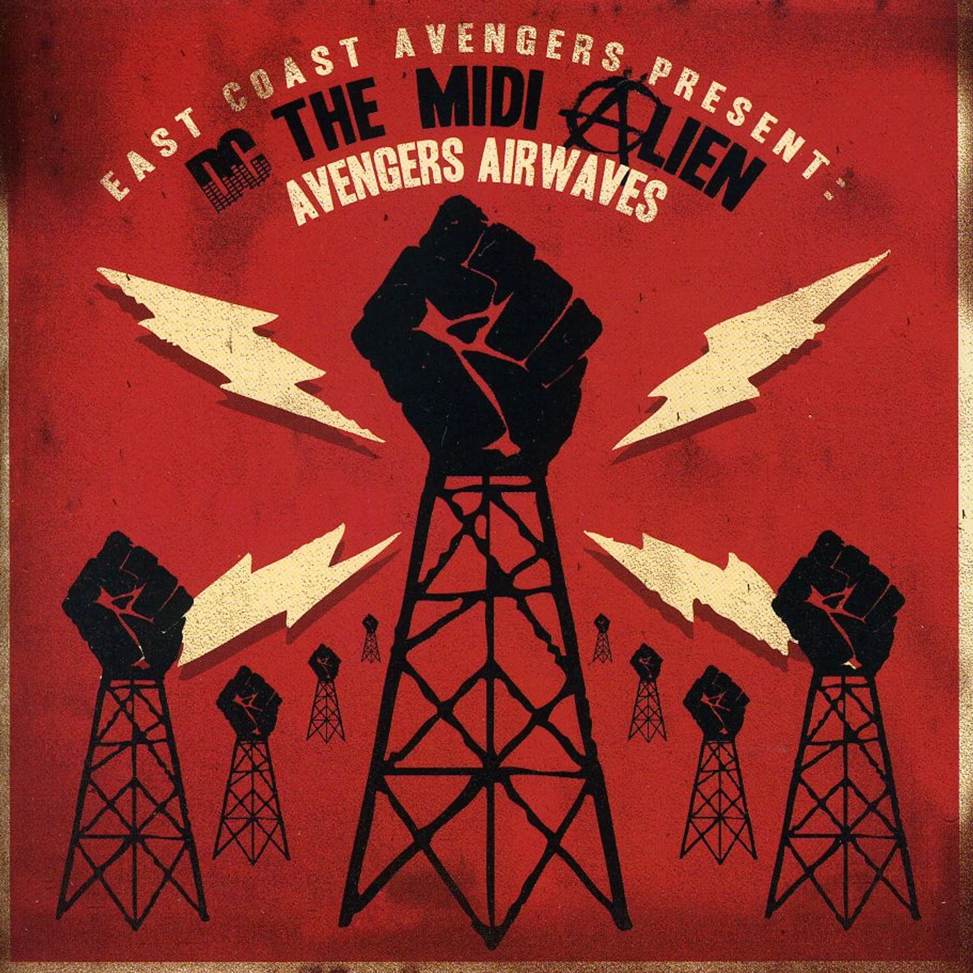 East Coast Avengers PRESENT DC THE MIDI ALIEN: AVENGERS AIRWAVES CD