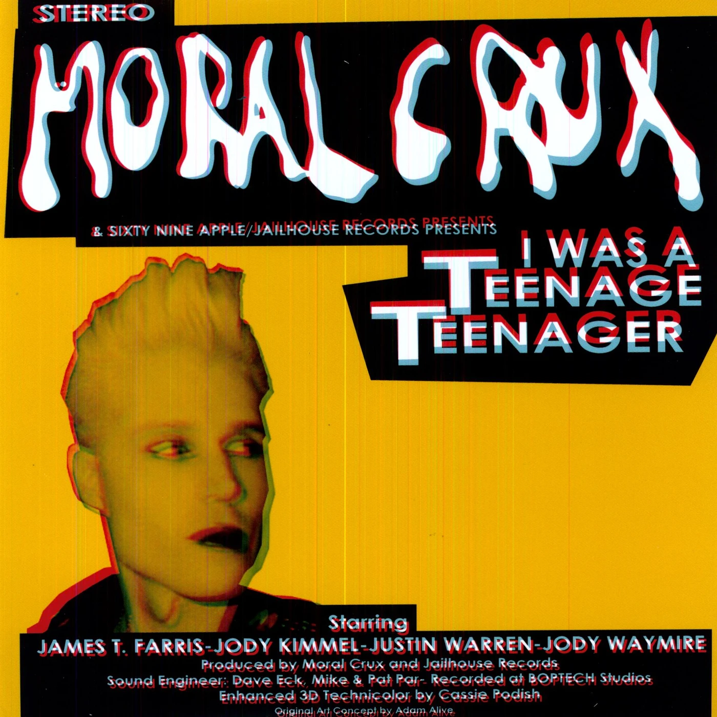 Moral Crux I Was A Teenage Teenager Vinyl Record