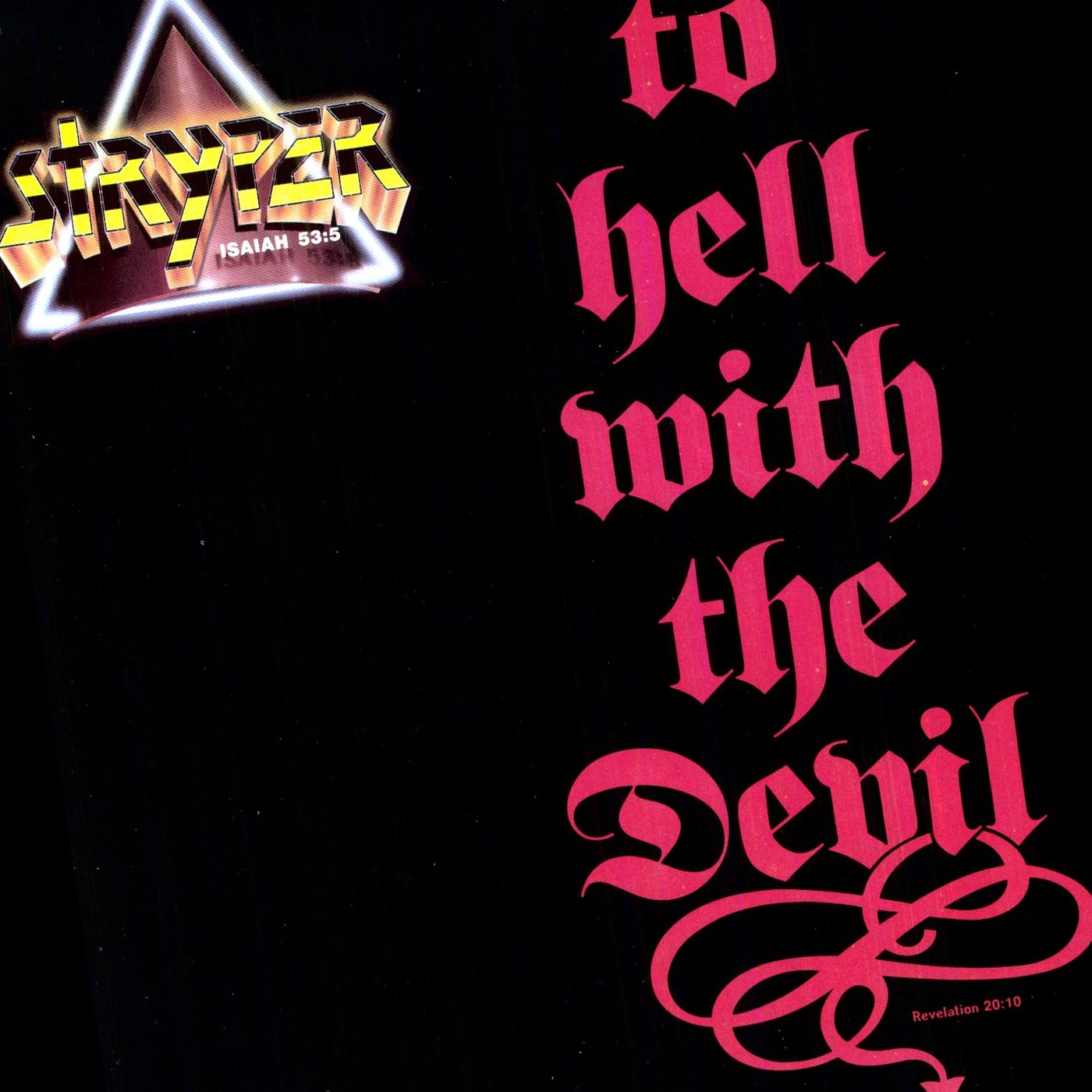 Stryper TO HELL WITH THE DEVIL Vinyl Record