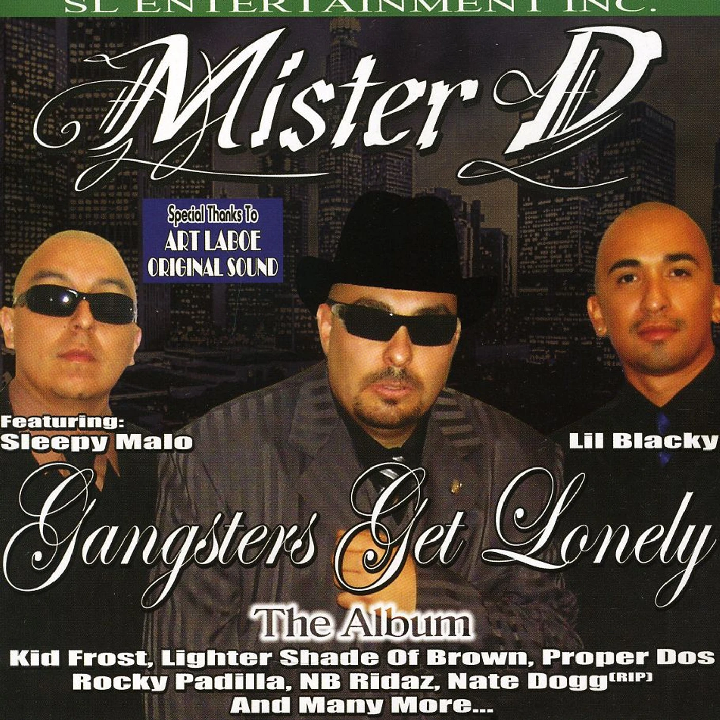 Mister D GANGSTERS GET LONELY CD