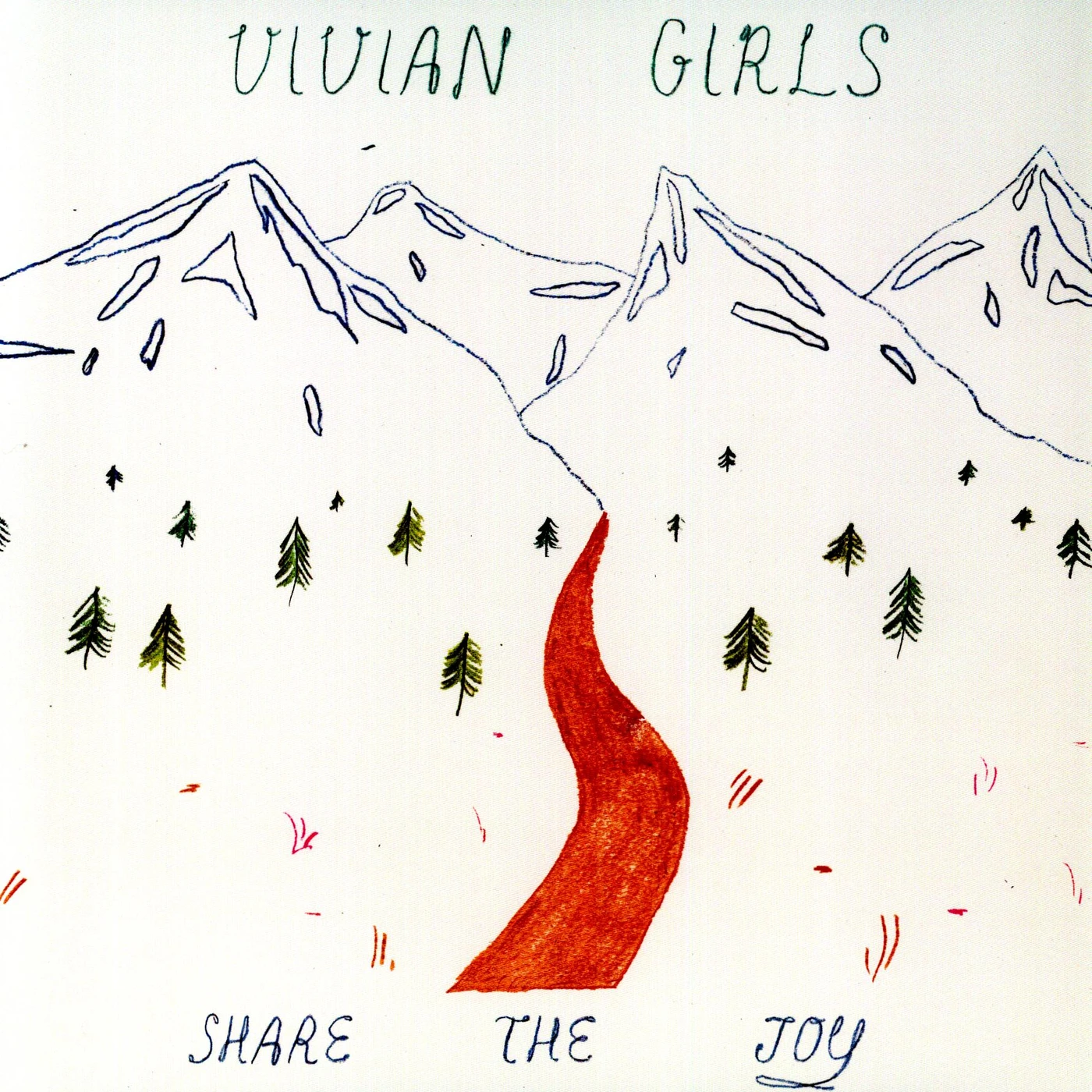 Vivian Girls Share the Joy Vinyl Record