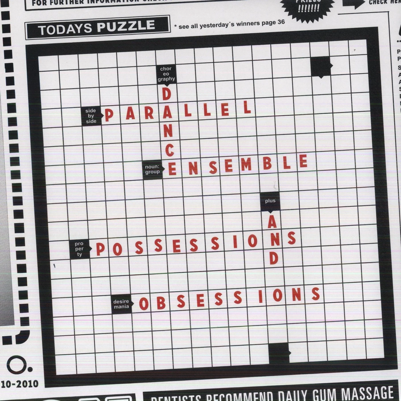 Parallel Dance Ensemble Possessions And Obsessions Vinyl Record