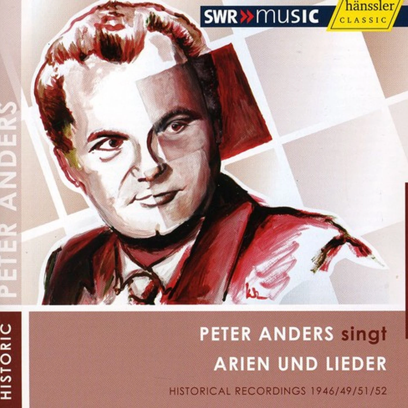 PETER ANDERS SINGS ARIAS & LIEDER CD