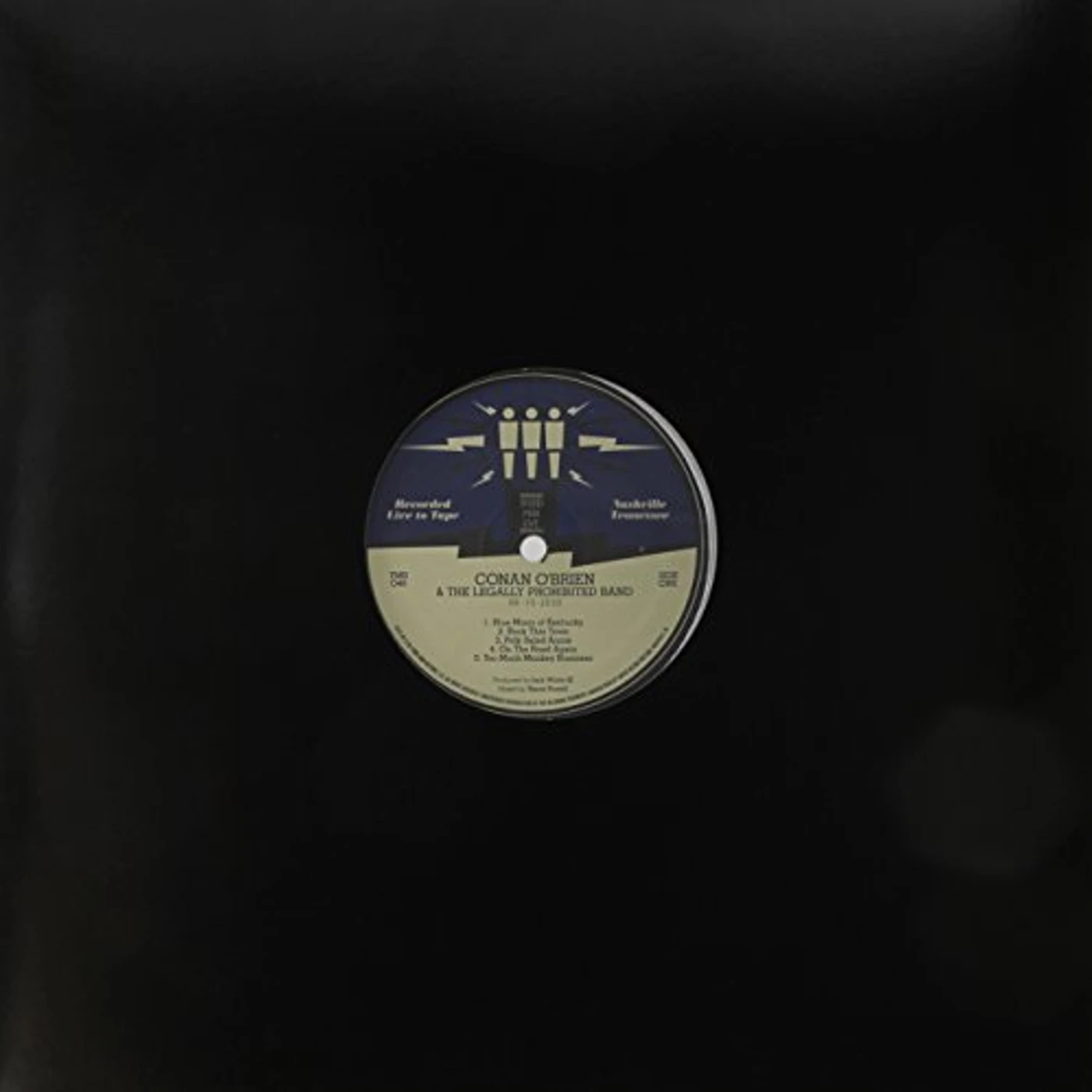 Conan O'Brien THIRD MAN LIVE 06-10-2010 Vinyl Record