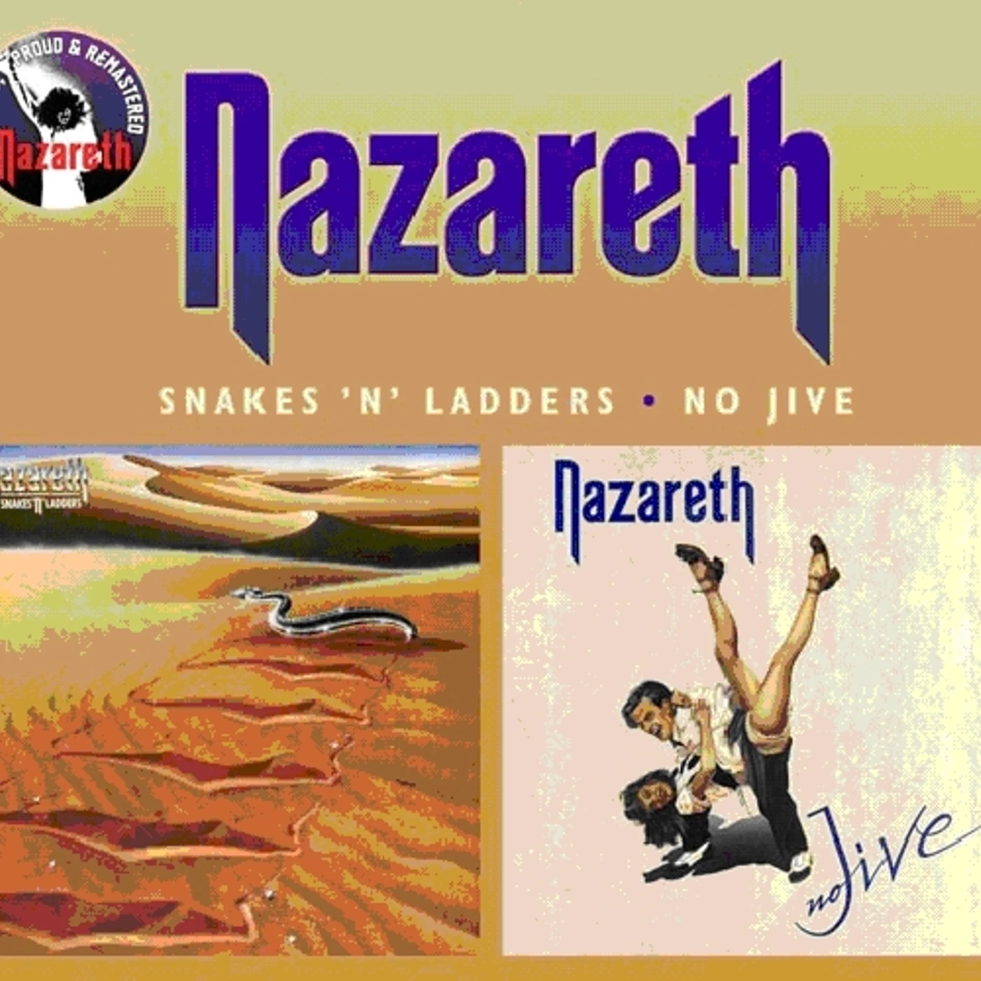 Nazareth SNAKES N LADDERS / NO JIVE CD