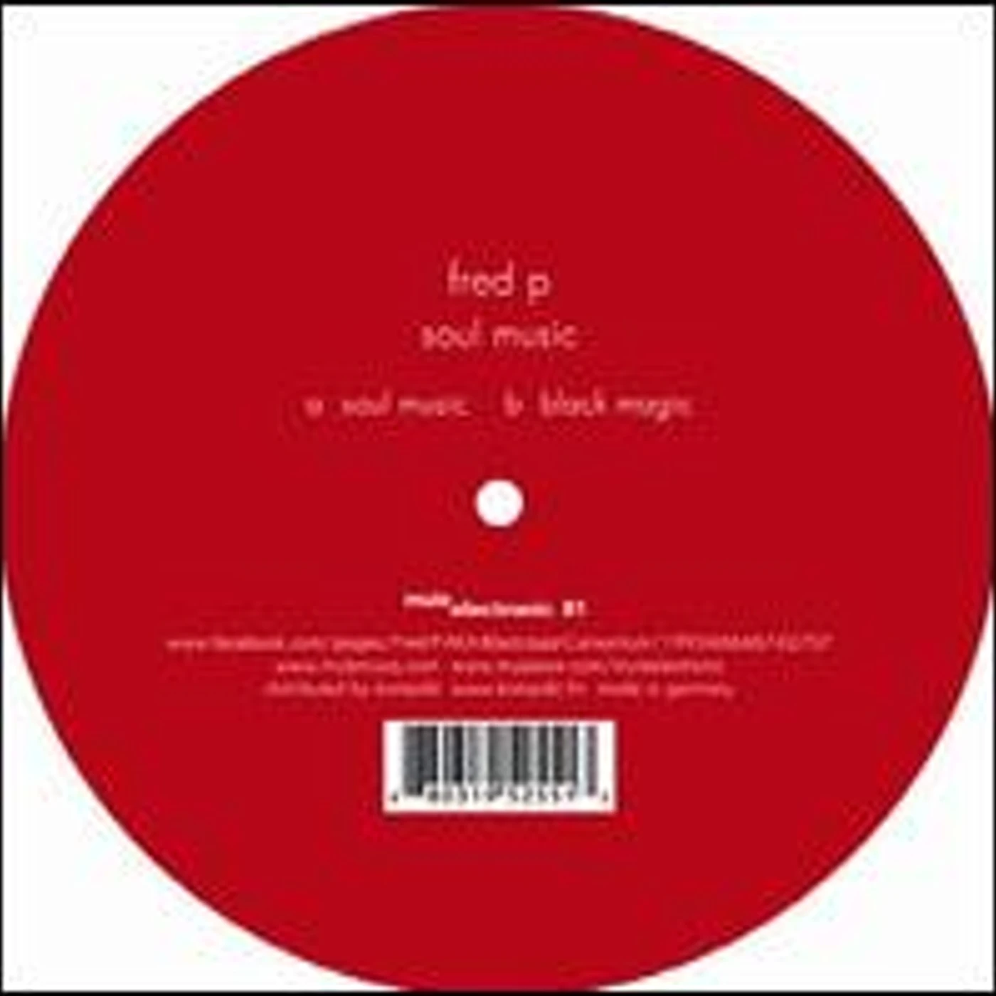 Fred P Soul Music Vinyl Record