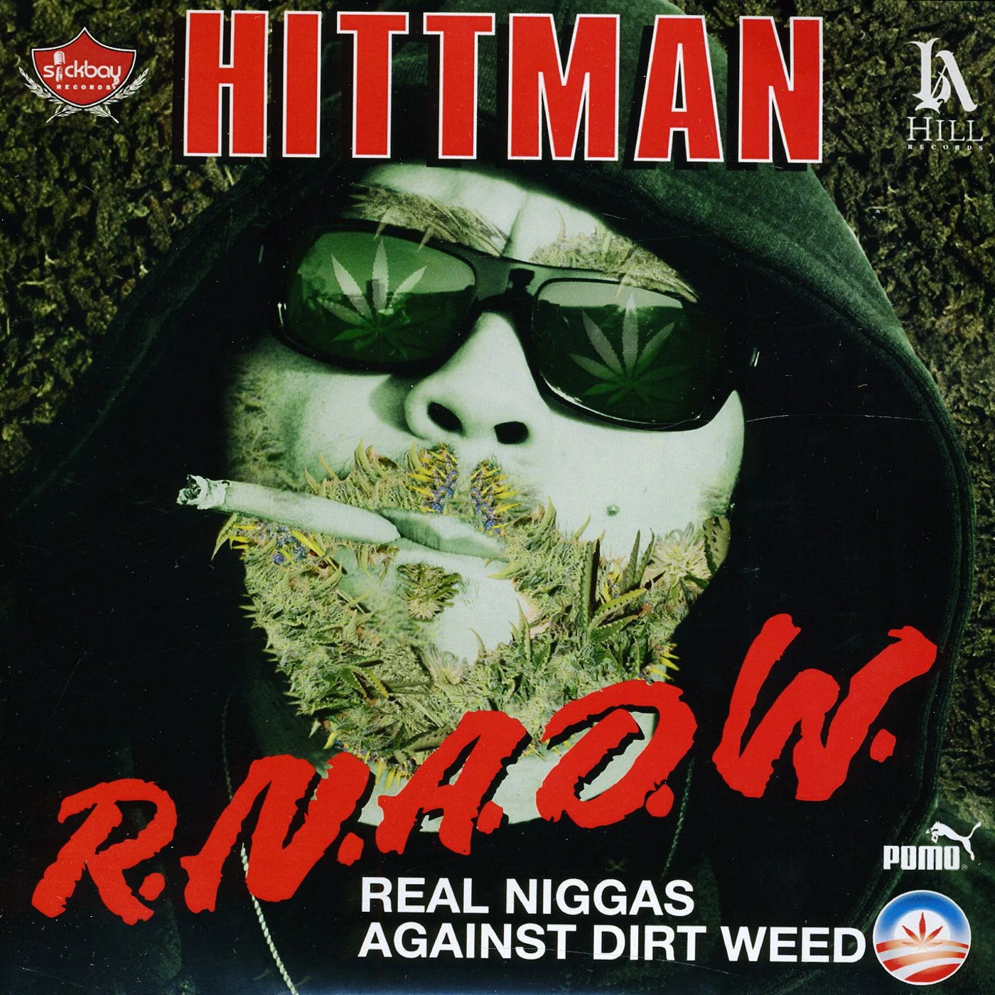 Hittman LAST DAYS / BLAAOW Vinyl Record - Limited Edition, Clear Vinyl