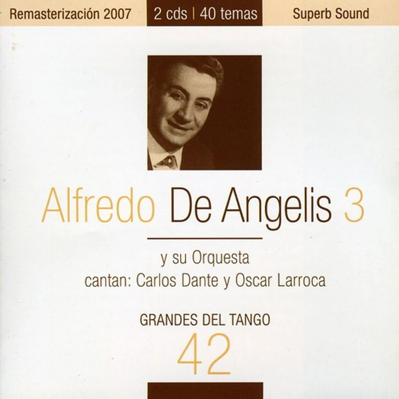 Alfredo De Angelis GRANDES DEL TANGO 42 CD