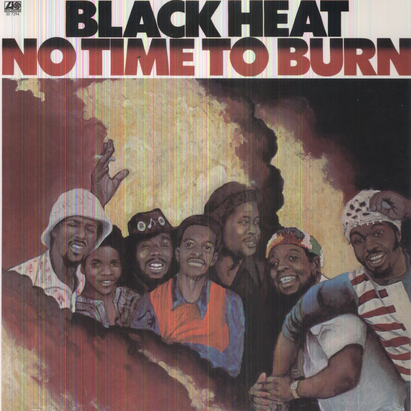 Black Heat NO TIME TO BURN Vinyl Record