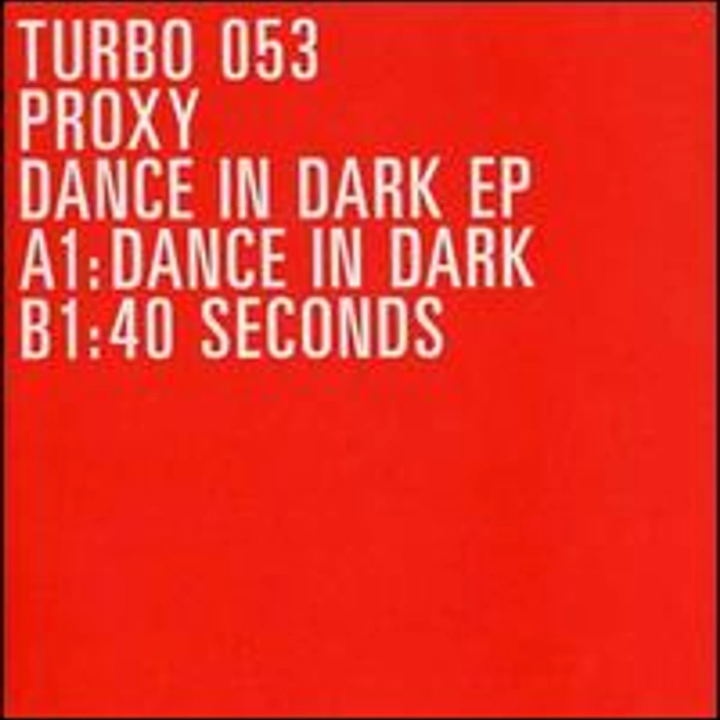 Proxy DANCE IN DARK Vinyl Record