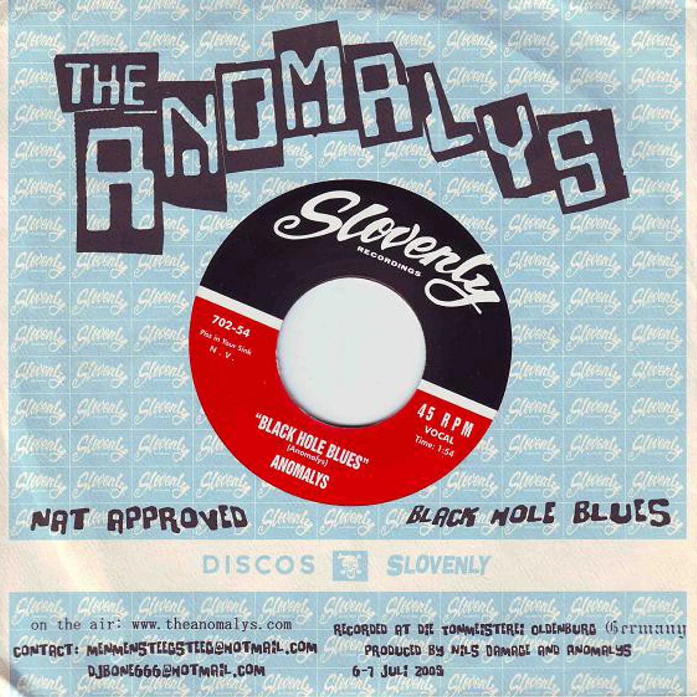 The Anomalys BLACK HOLE BLUES Vinyl Record