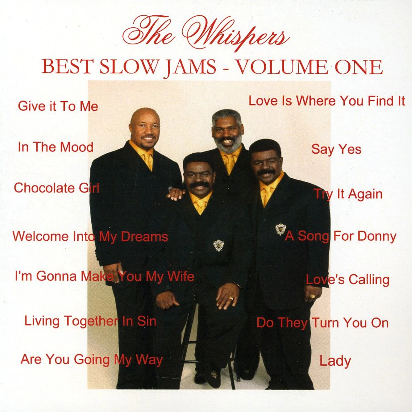 Whispers BEST SLOW JAMS - VOLUME ONE CD