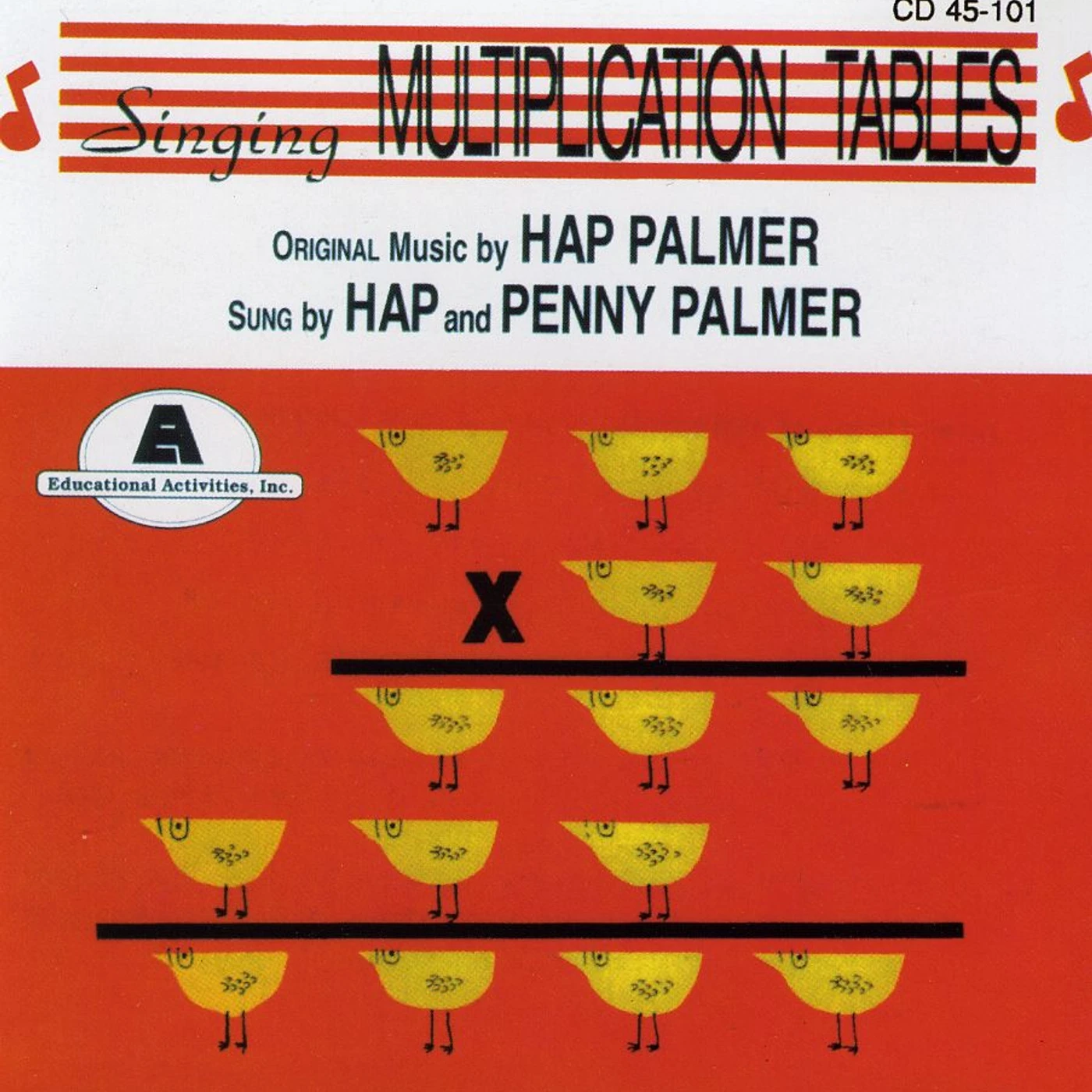 Hap Palmer SINGING MULTIPLICATION TABLES CD