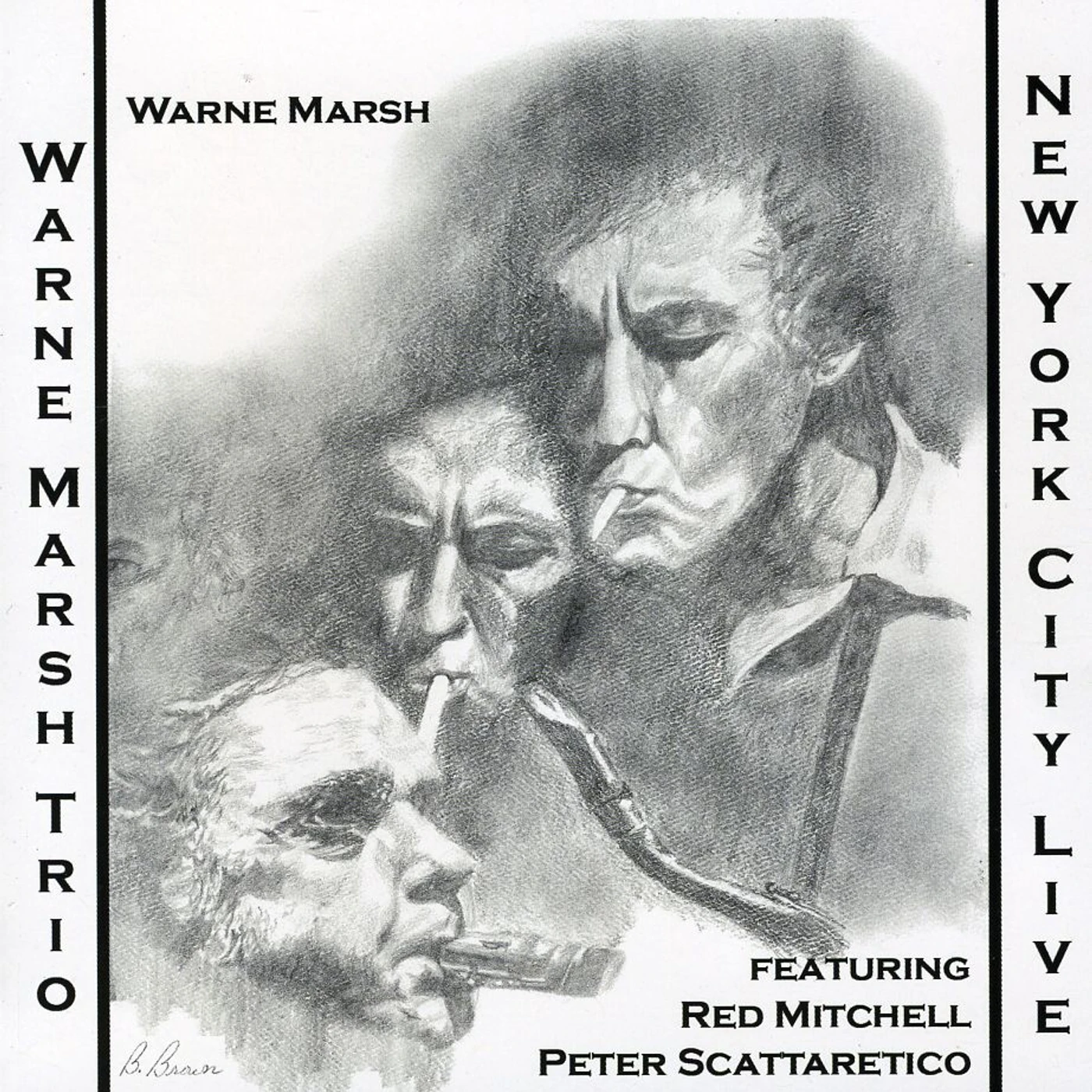Warne Marsh NEW YORK CITY LIVE CD