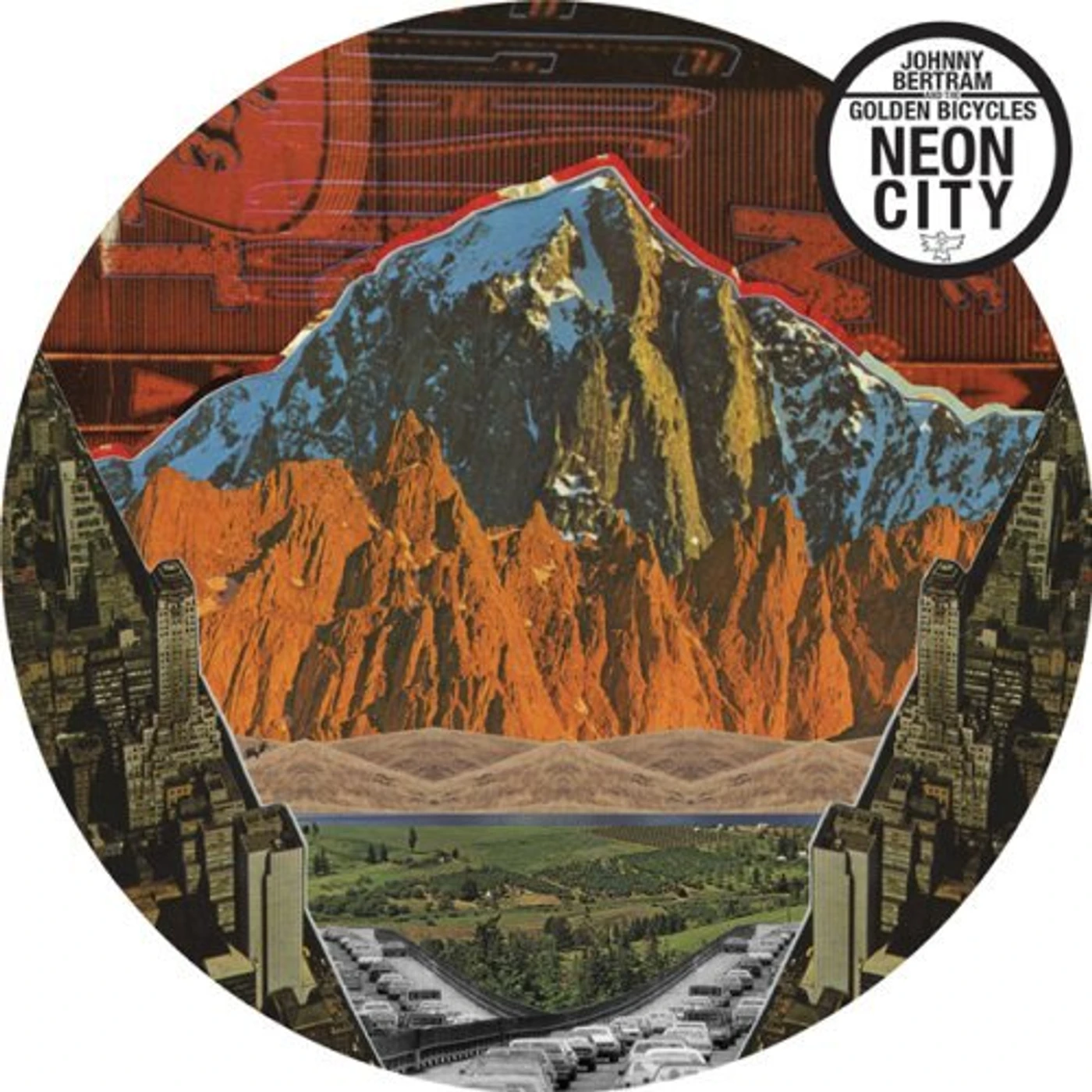 Johnny Bertram & The Golden Bicycles NEON CITY Vinyl Record