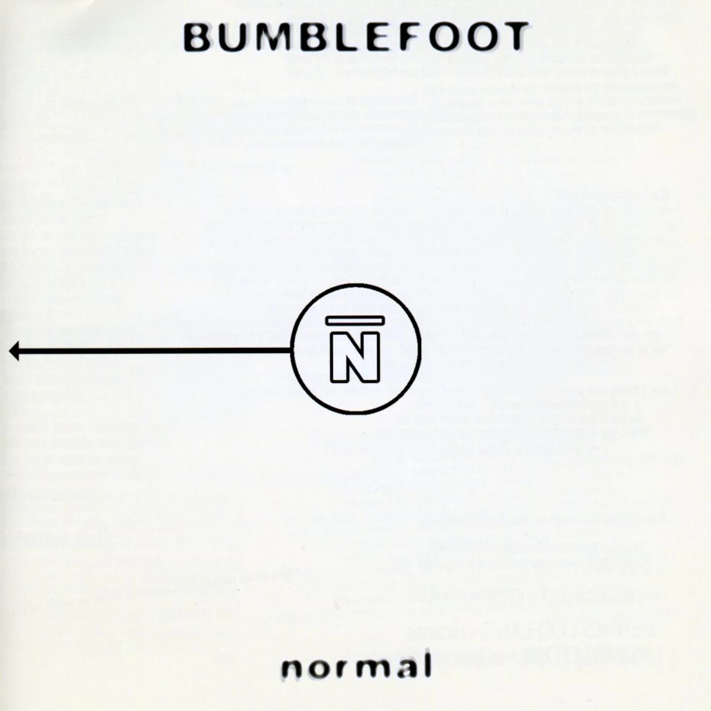 Bumblefoot NORMAL CD