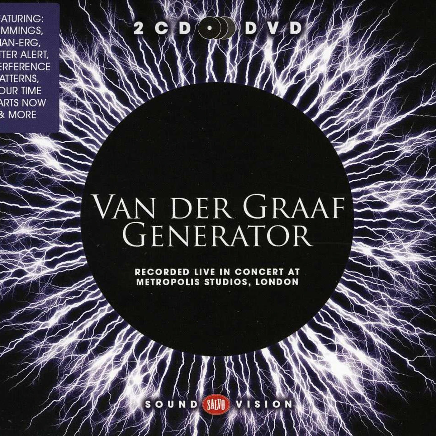 Van Der Graaf Generator LIVE IN CONCERT AT METROPOLIS STUDIOS LONDON CD