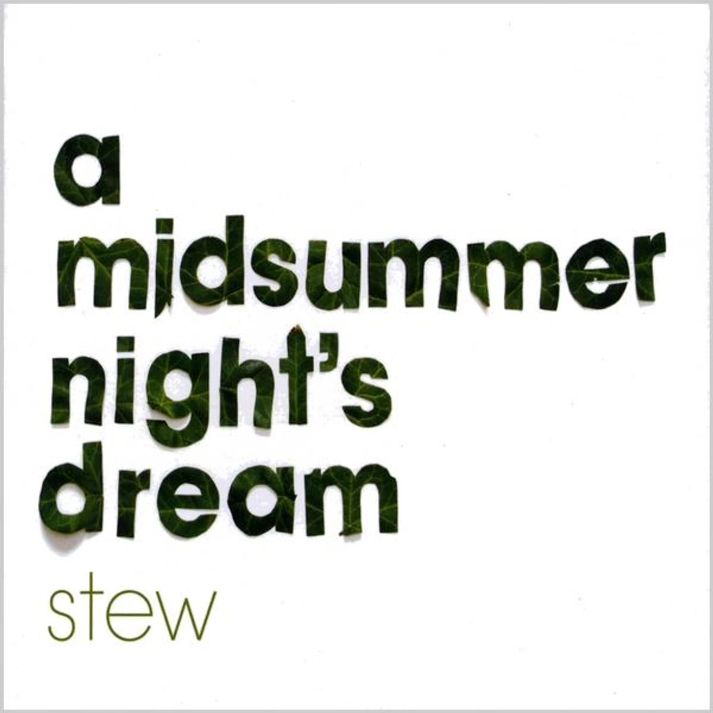Stew MIDSUMMER NIGHT'S DREAM CD