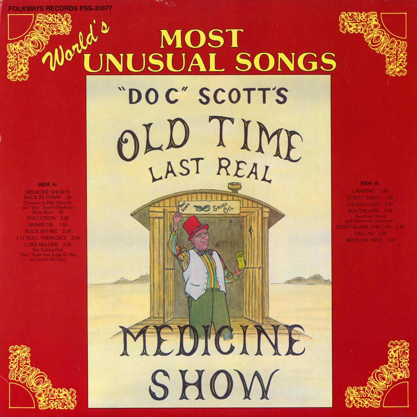 DOC TOMMY SCOTT'S LAST REAL MEDICINE SHOW CD