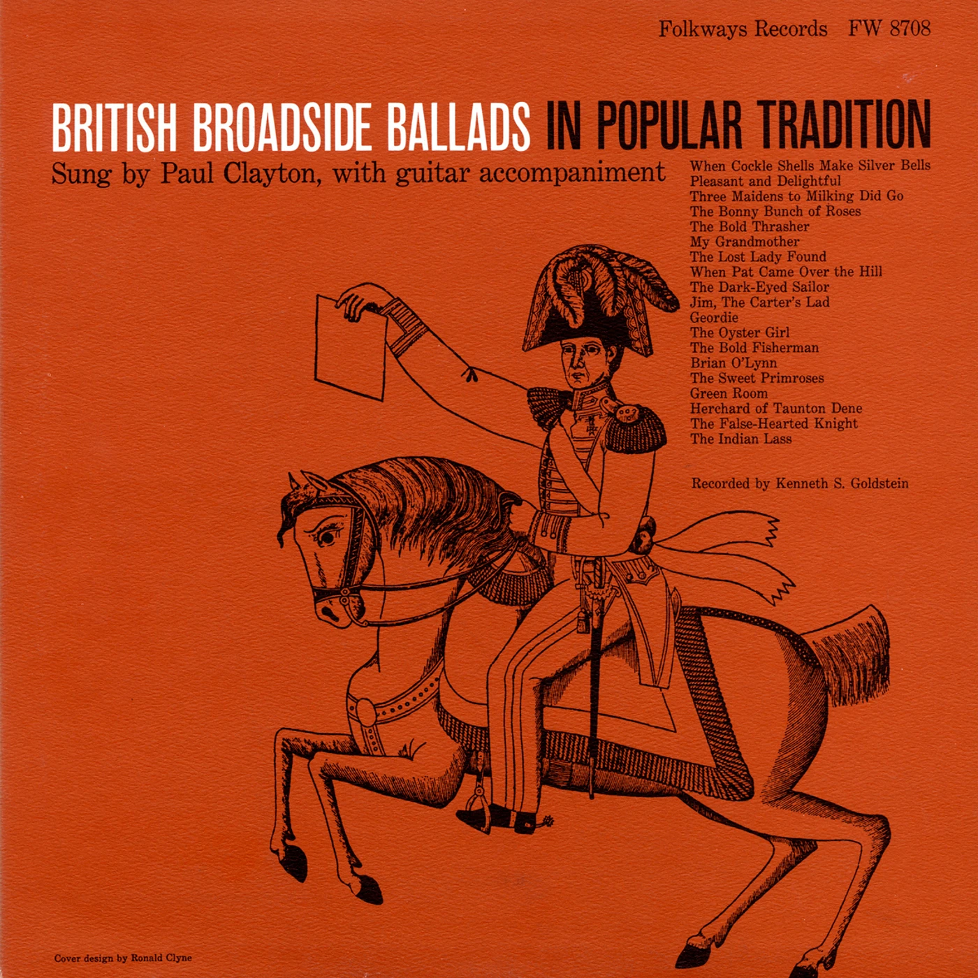 Paul Clayton BRITISH BROADSIDE BALLADS IN POPULAR TRADITION CD