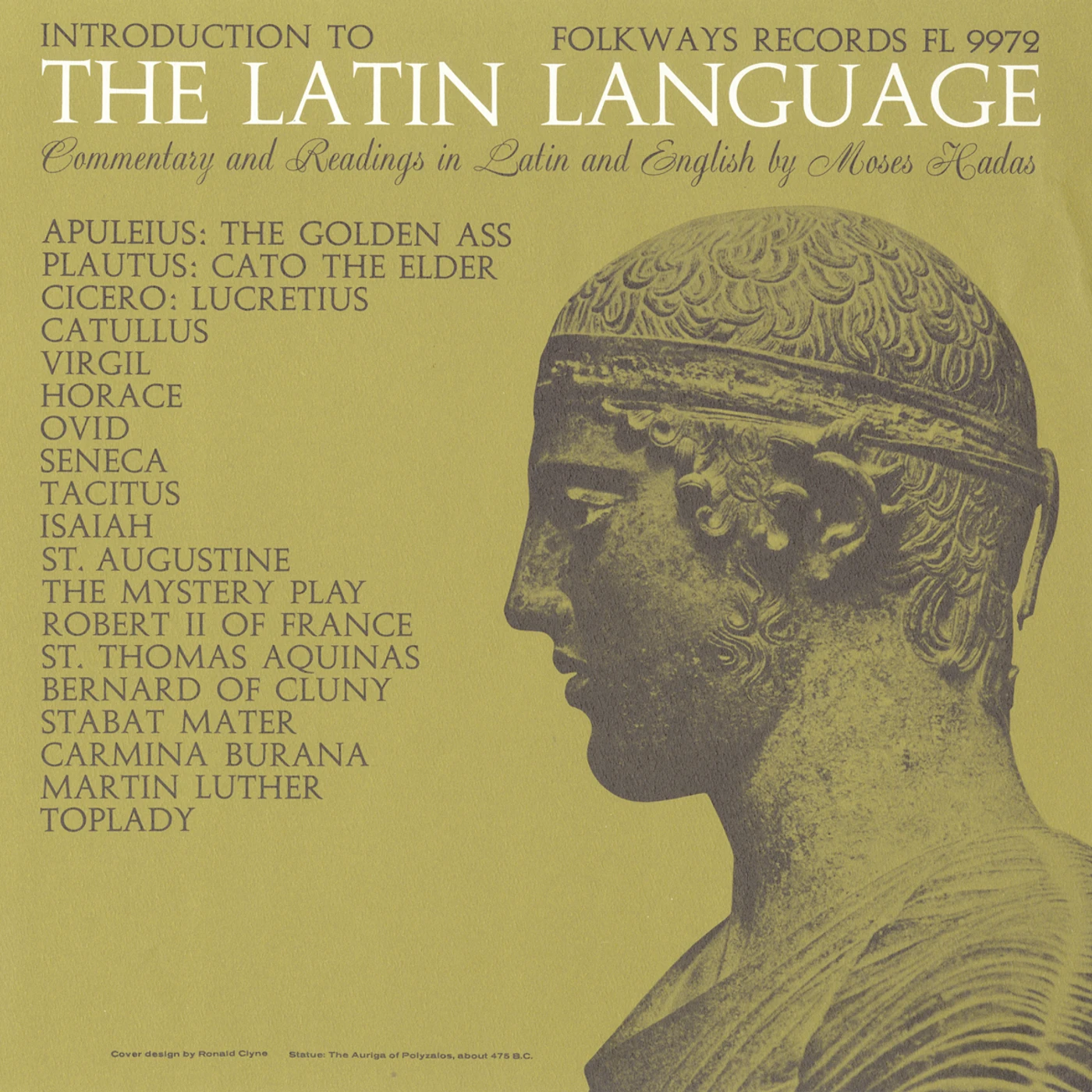 Moses Hadas LATIN LANGUAGE: INTRODUCTION AND READING IN LATIN CD