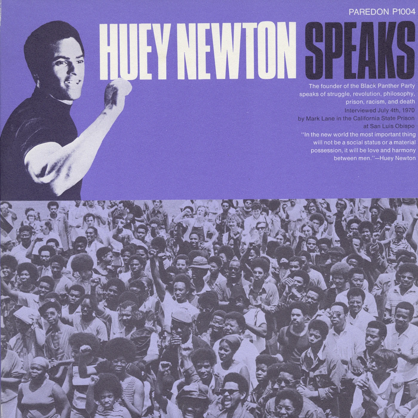 Huey P. Newton HUEY NEWTON SPEAKS CD