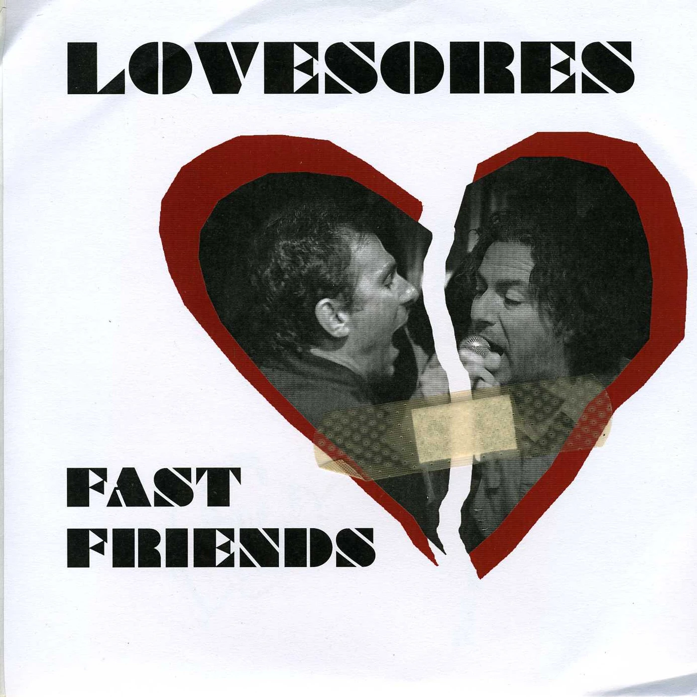 The Lovesores FAST FRIENDS / RED ALERT Vinyl Record
