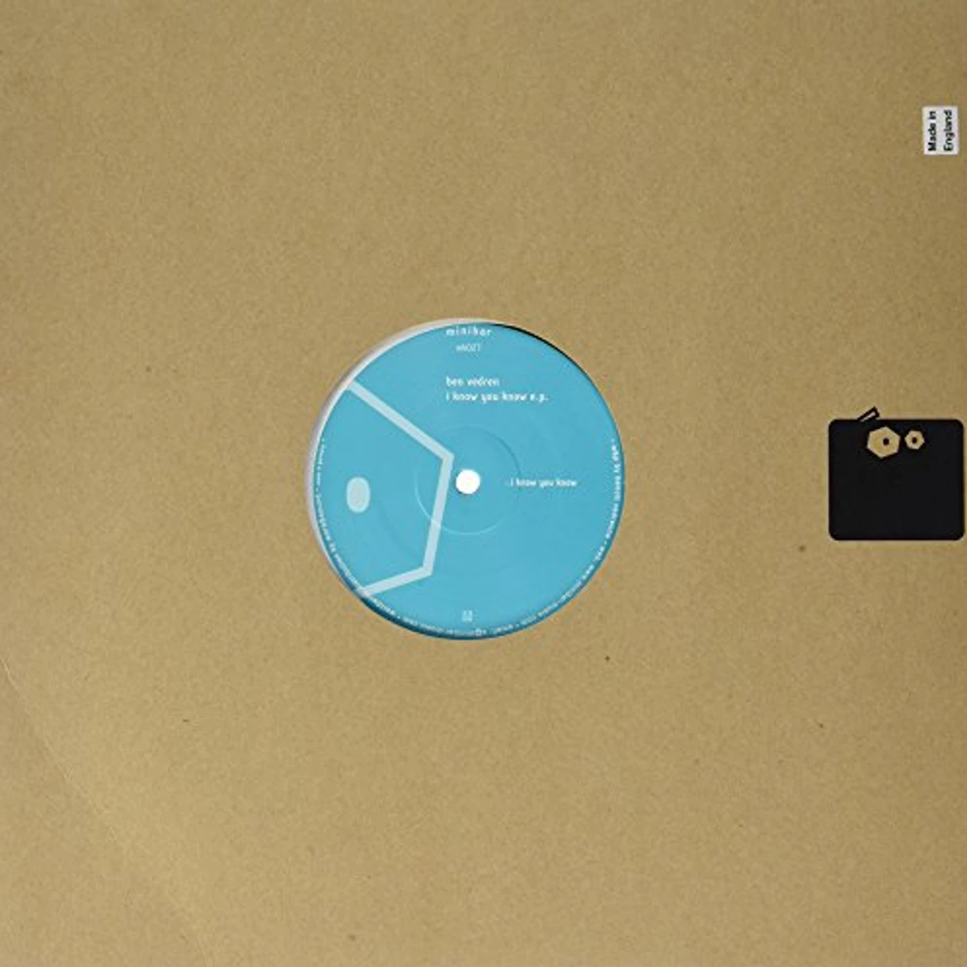 Ben Vedren I KNOW YOU KNOW Vinyl Record