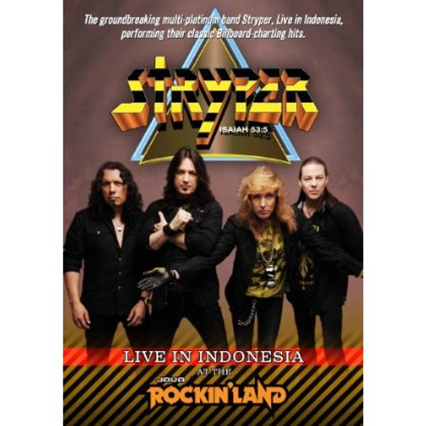 Stryper LIVE IN INDONESIA AT JAVA ROCKIN LAND DVD