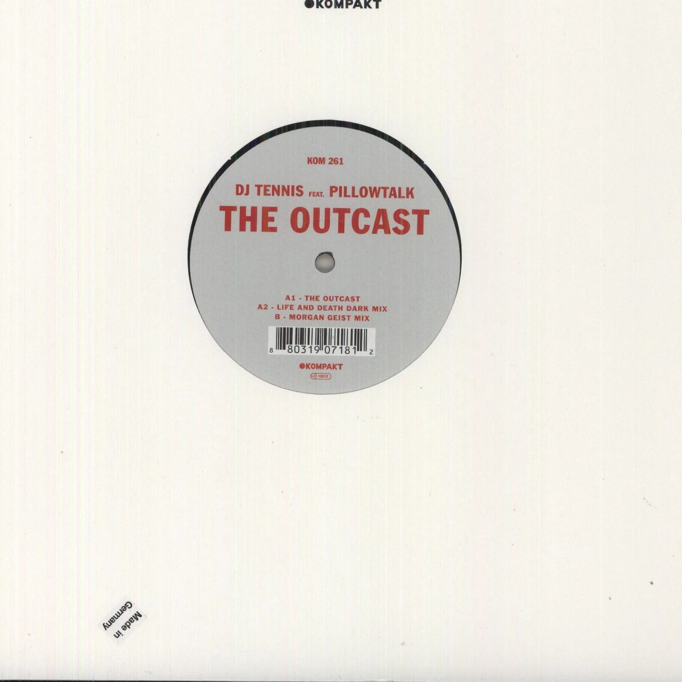 DJ Tennis OUTCAST Vinyl Record