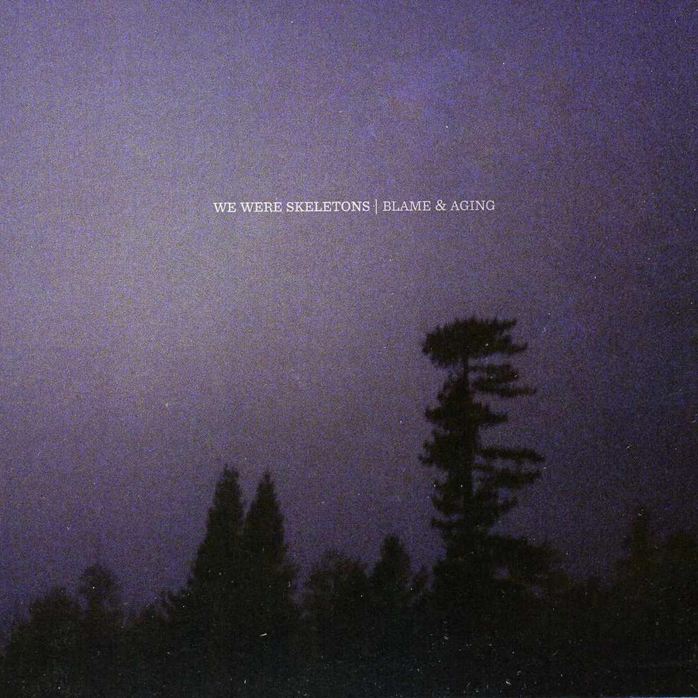 We Were Skeletons BLAME & AGING CD