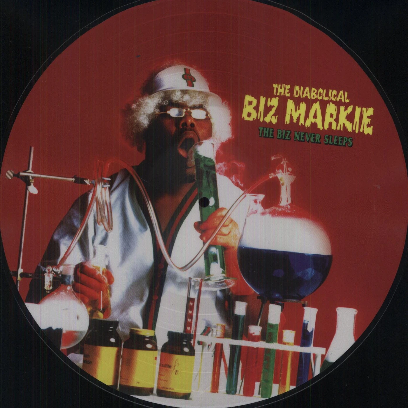 Biz Markie BIZ NEVER SLEEPS Vinyl Record - Picture Disc