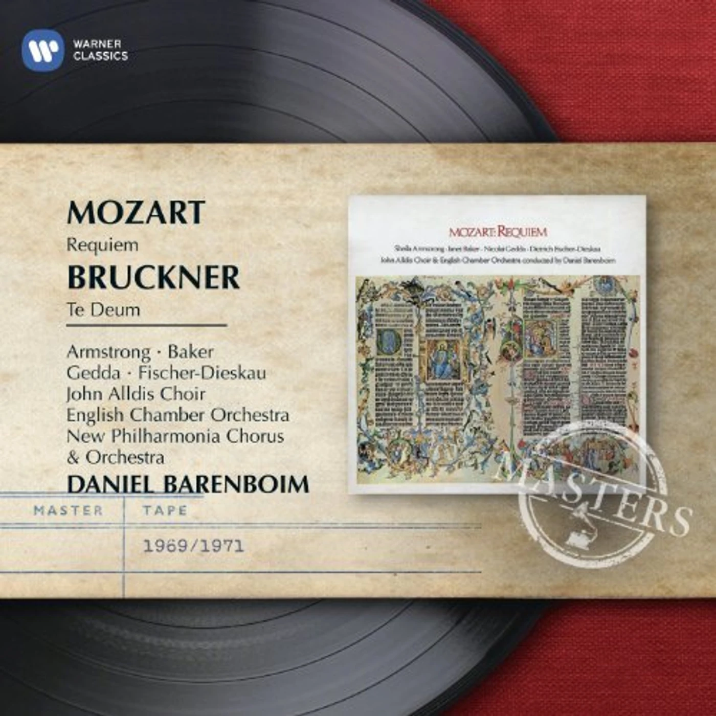 Daniel Barenboim MOZART: REQUIEM / BRUCKNER: TE DEUM CD