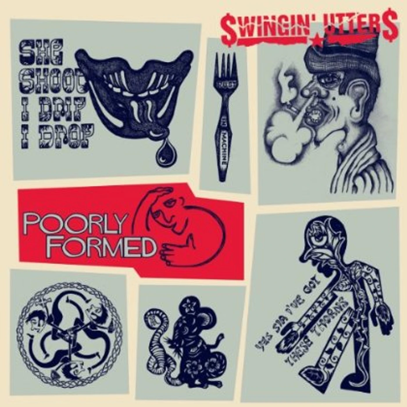 Swingin' Utters Poorly Formed Vinyl Record