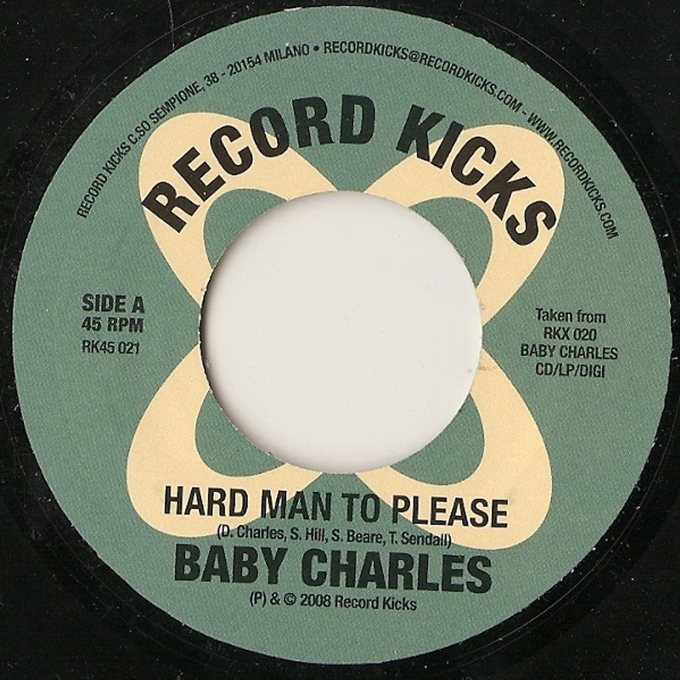 Baby Charles HARD MAN TO PLEASE Vinyl Record