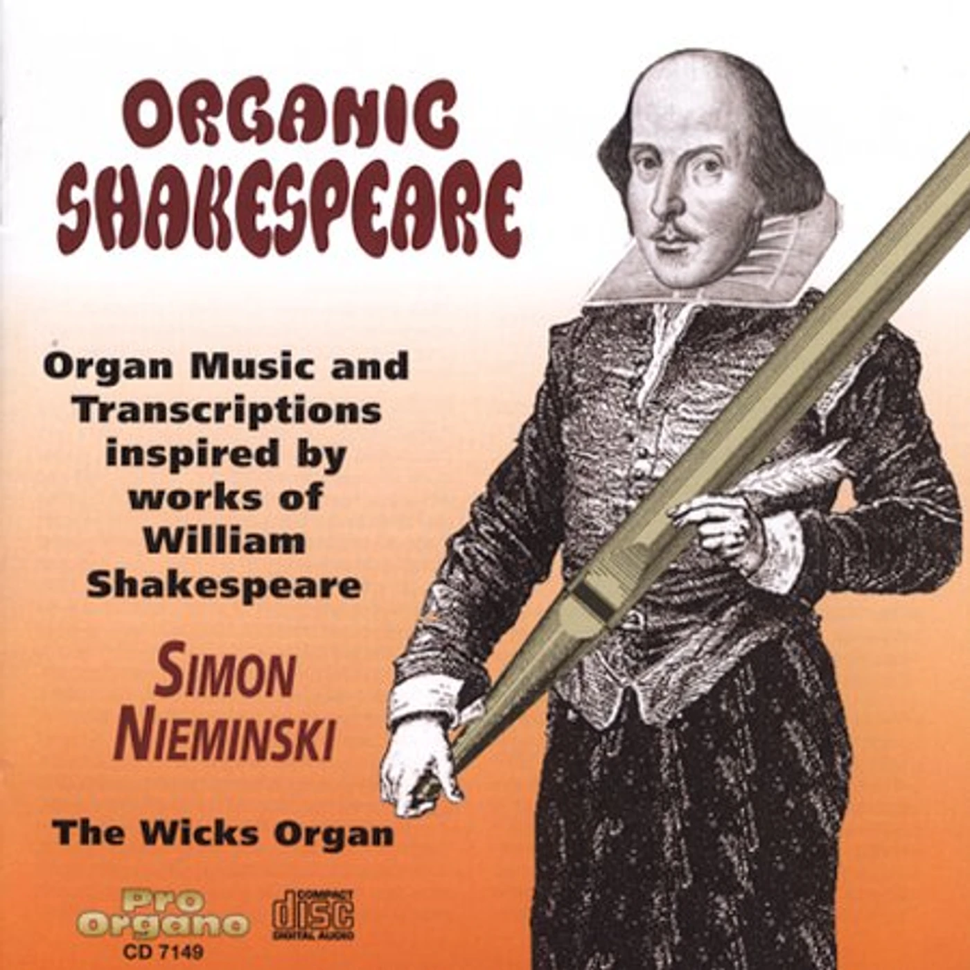 Simon Nieminski ORGAN SHAKESPEARE CD