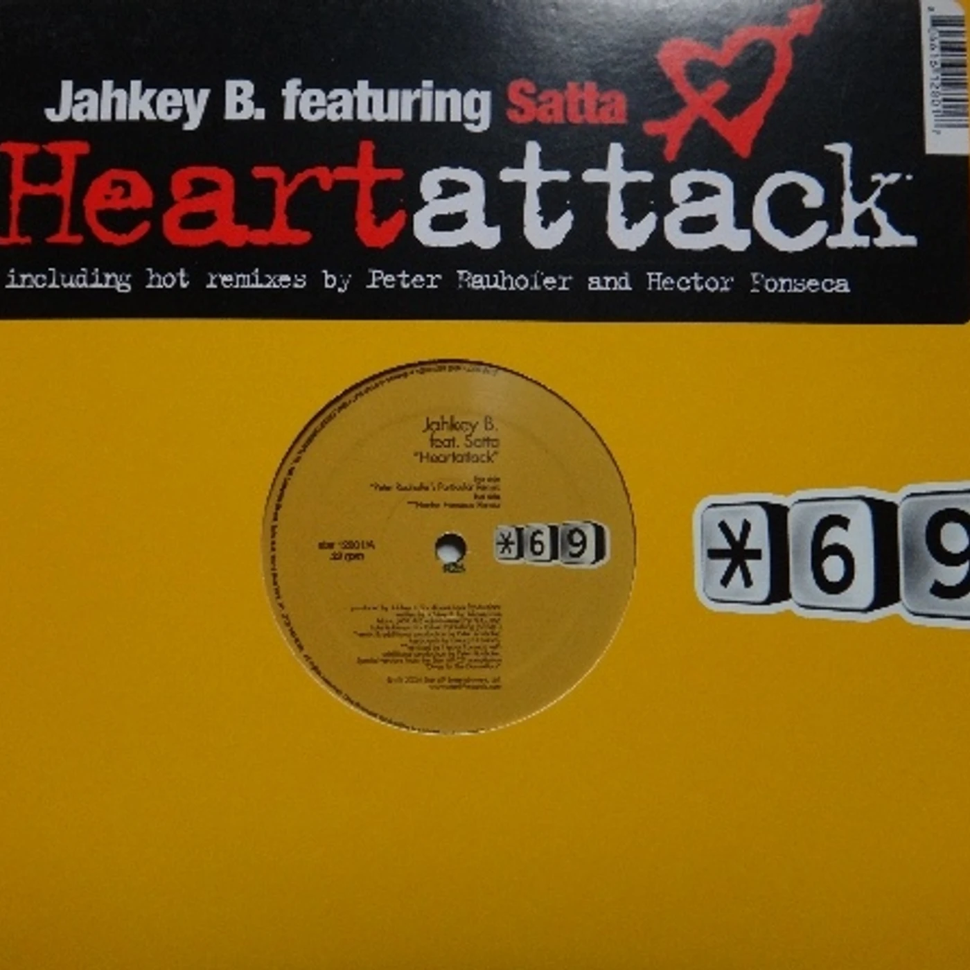 Jahkey B Heartattack Vinyl Record