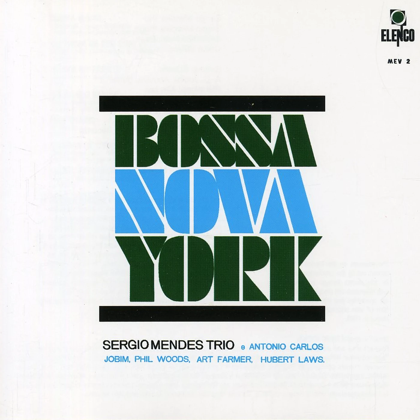 Sergio Mendes BOSSA NOVA YORK: SERIE ELENCO CD