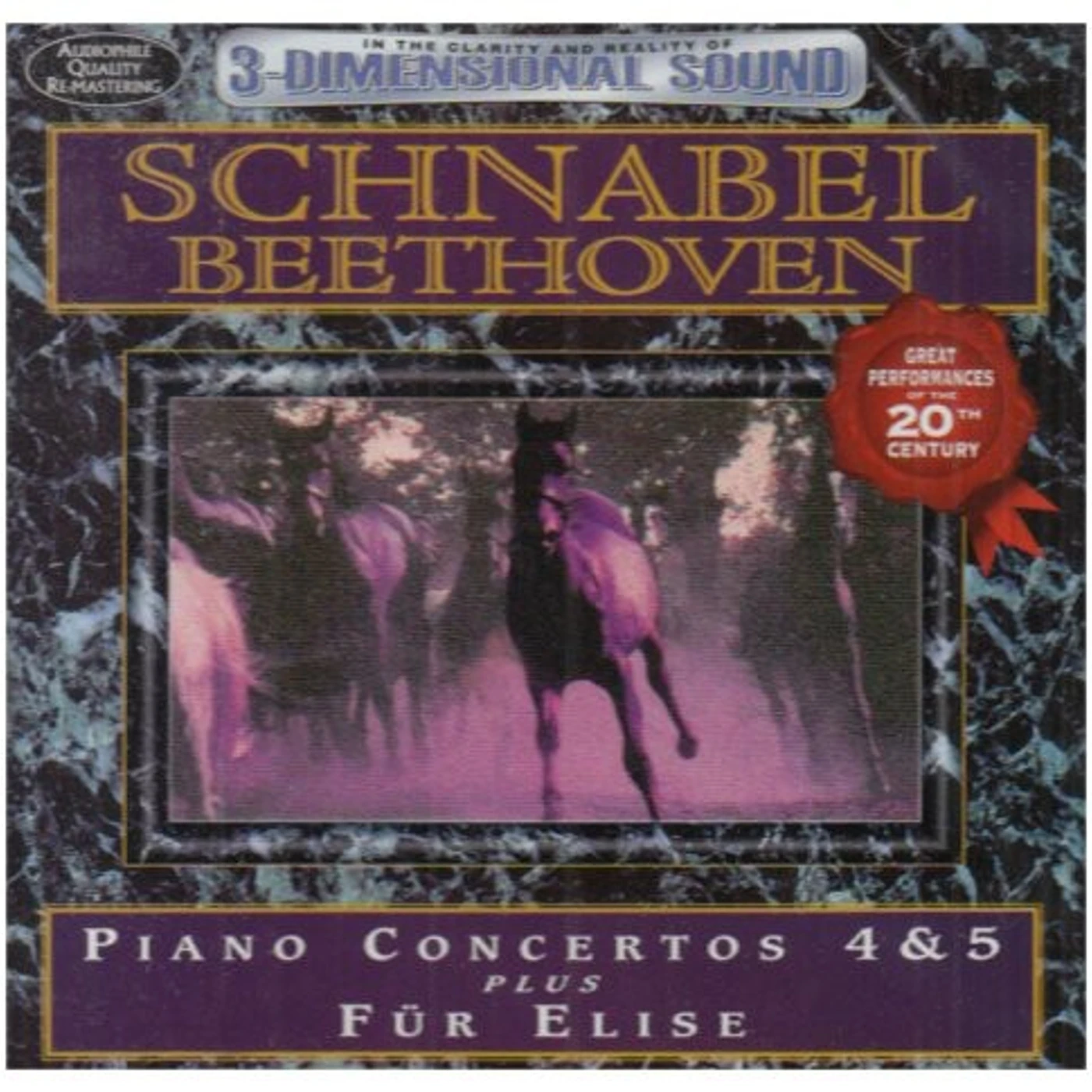 Artur Schnabel BEETHOVEN: PIANO CONCERTOS 4 & 5 PLUS FUR ELISE CD