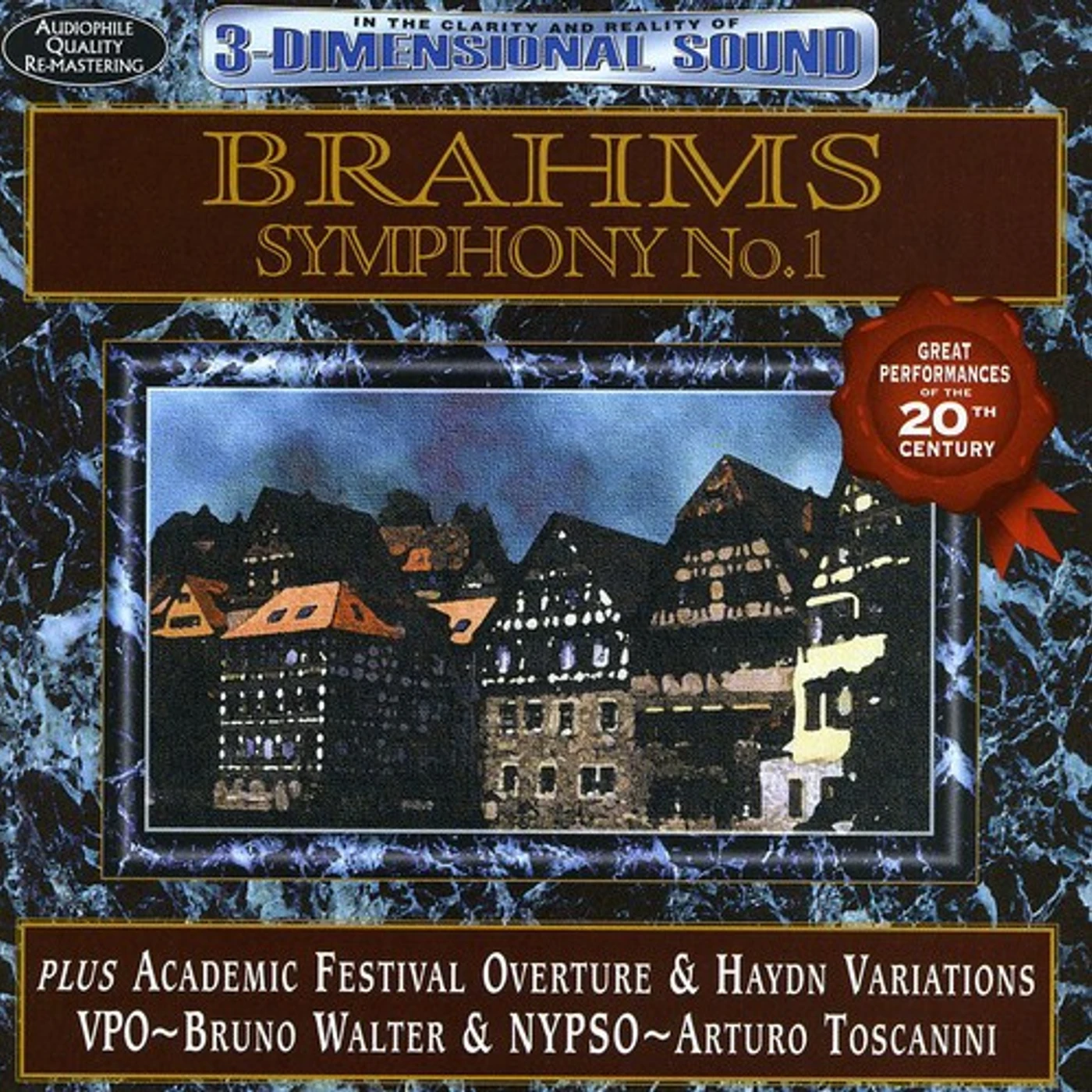 Bruno Walter BRAHMS: SYMPHONY 1 CD